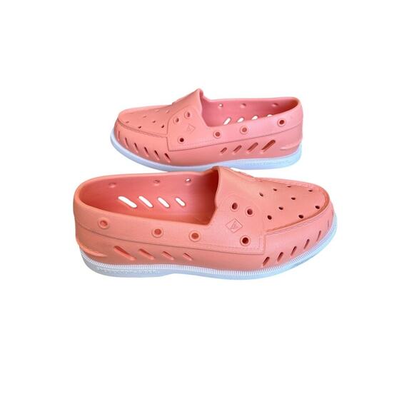 Sperry Authentic Top Sider Original Float Slip-Ons Peach M’S6D Women’s Boat Shoe - Picture 1 of 7